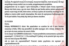 Fragment pamiętnika studenta