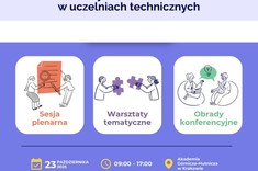 Plakat dotyczący konferencji,